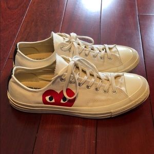 Common Design Garçons x Converse Low White Size 11